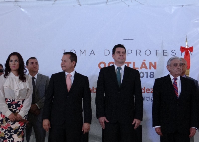 Tomó protesta como presidente municipal de Ocotlán. Fotografía: Jessica Padilla