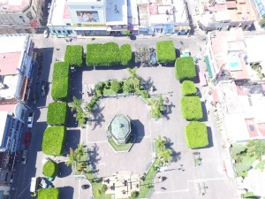 Toma aérea plaza Ocotlán. Foto: Gerardo Íñiguez