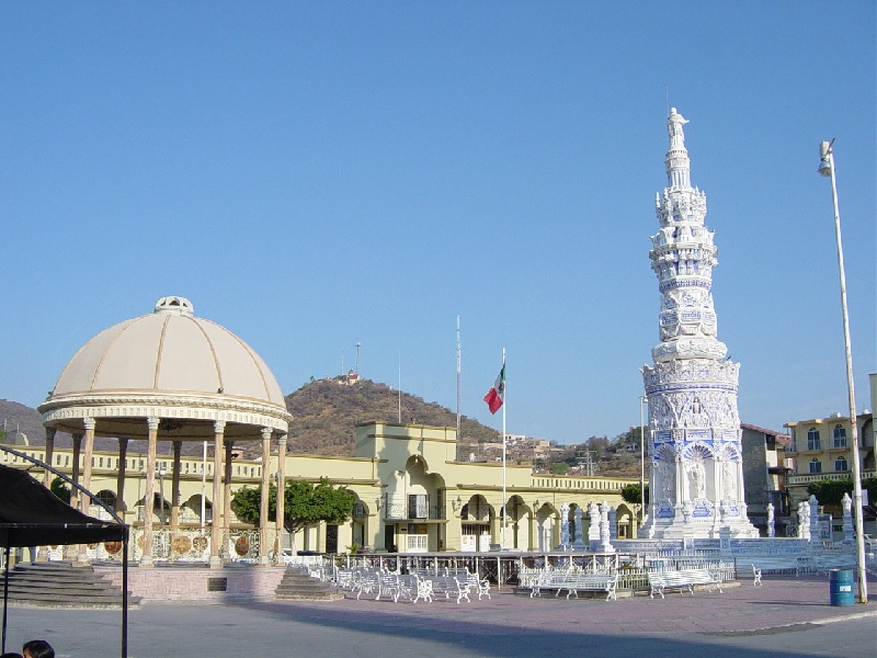 Plaza de Jamay, Jalisco. Foto: Jessica Padilla.