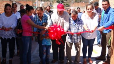 Inauguran calles. Foto: Jessica Padilla.