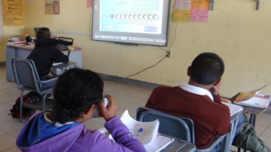 Salón de secundaria pública. Foto: Jessica Padilla.