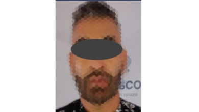 Presunto agresor. Foto: Fiscalía de Jalisco