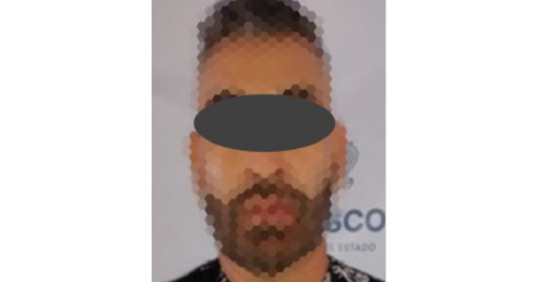 Presunto agresor. Foto: Fiscalía de Jalisco