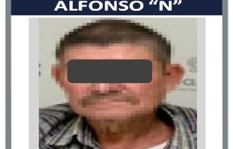Alonso "N", detenido por la Fiscalía.