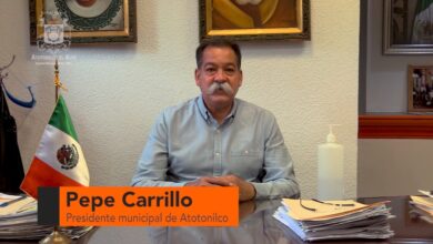 Cruz Carrillo Solís, alcalde de Atotonilco el Alto. Foto: Captura de video.