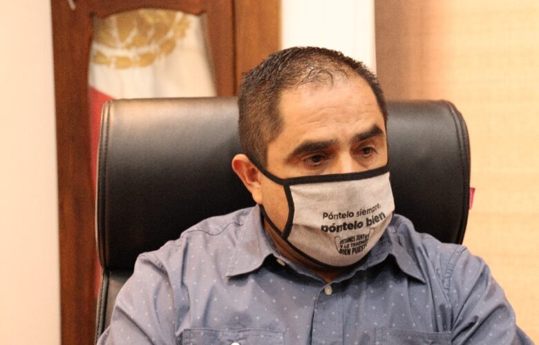Luis Miguel Núñez López, alcalde de Poncitlán. Foto: Marcelo Ramírez.