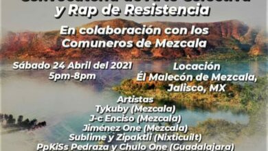 Rap en resistencia, Mezcala. Foto: Cartel del evento.