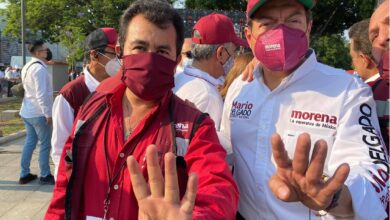 Juan Manuel López Villanueva, candidato de Morena, informa anomalías. Foto: Facebook.