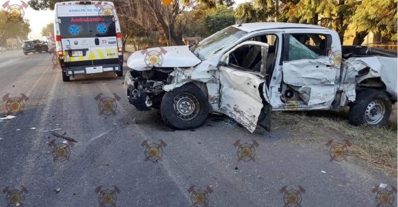 Accidente carretera Ocotlán-Jamay. Foto: Facebook.