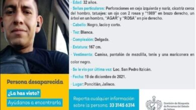 Juan Pablo García Márquez, reportado como desaparecido. Foto: Facebook.