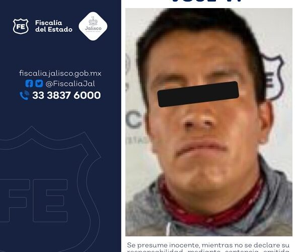 José V. Foto: Fiscalía del Estado de Jalisco.