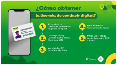App Licencia Digital Jalisco. Foto: Cortesía.