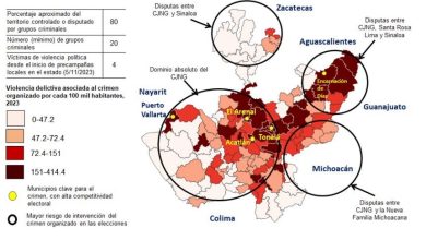 Riesgo en elecciones. Foto: Captura informe.