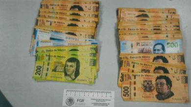 Contaban con ocho cartuchos útiles y un bolso con dinero. Foto: Fiscalía.