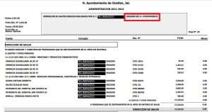 Poliza de cheque. Foto: Captura de pantalla.