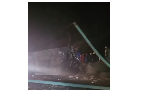 Deja volcadura un muerto en carretera cerca a Celanese. Foto: Captura de video.