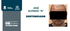 Sentencian a hombre por atacar a mujer en Tototlán. Foto: Fiscalía.