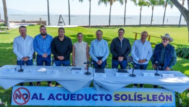 Alcaldes protegen lago de Chapala ante proyecto hídrico. Foto: Cortesía.