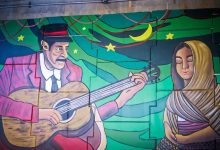 Será velado “El Caballero” en este lugar. Foto: Mural donde se inmortalizó a El Caballer.