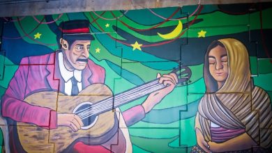 Será velado “El Caballero” en este lugar. Foto: Mural donde se inmortalizó a El Caballer.