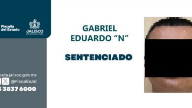Sentencian a 18 años por homicidio en Poncitlán. Foto: Fiscalía.