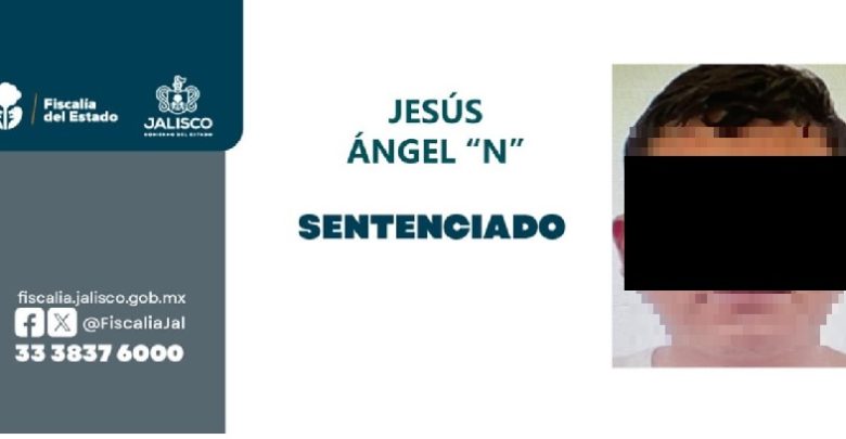 Condenan a 18 años a homicida en Jamay. Foto: Fiscalía del Estado de Jalisco.