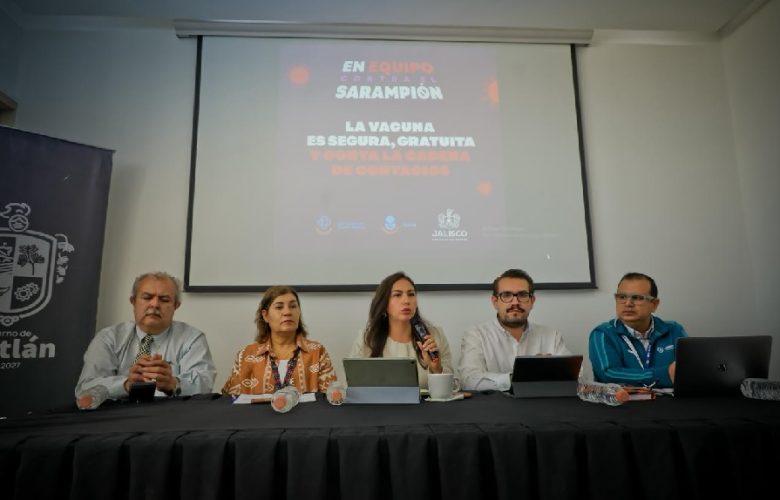Ocotlán: Llaman a vacunarse ante casos de sarampión. Foto: Cortesía.