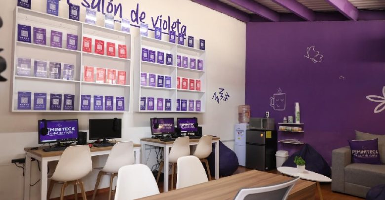 Ocotlán: Inauguran Feminiteca en la Ignacio Manuel Altamirano. Foto: Cortesía.