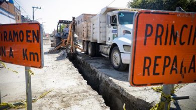 Avanza rehabilitación de drenaje en la Ferrocarril, Ocotlán. Foto: Facebook.