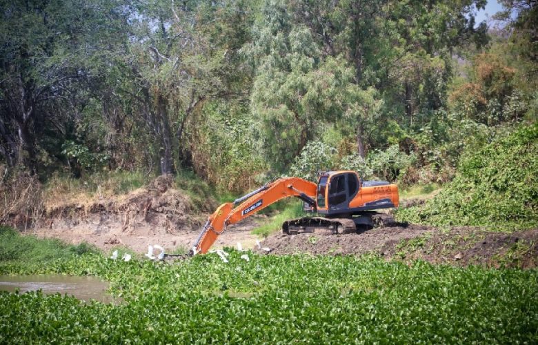Activa Ocotlán plan contra desbordamiento de ríos. Foto: Cortesía.