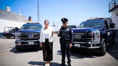 Entregan patrullas y vales a policías de Ocotlán. Foto: Cortesía.