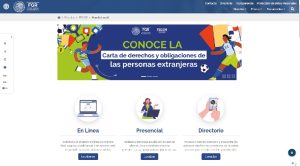 Mundial 2026: FGR lanza micrositio de apoyo a extranjeros. Foto: Captura sitio web,