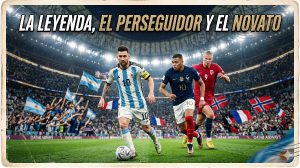 Brillan Messi, Mbappé y Haaland en debut mundialista. Foto: Generada con IA.