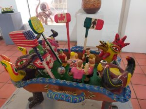 Exhibe Tonalá arte en barro inspirado en Mundial. Foto: Marcelo Ramírez Herrera.