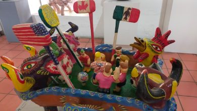 Exhibe Tonalá arte en barro inspirado en Mundial. Foto: Marcelo Ramírez Herrera.