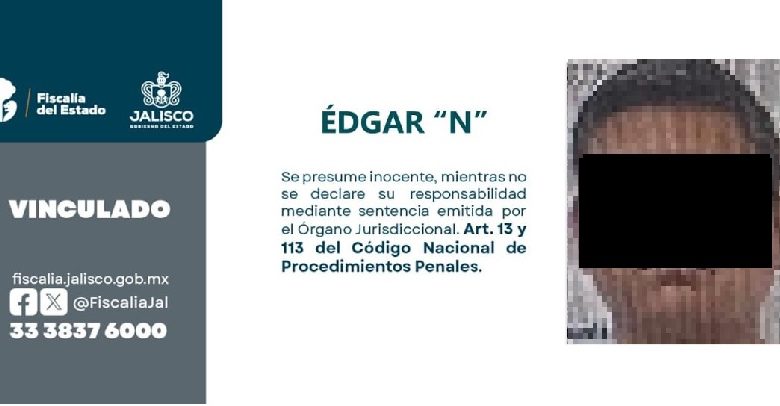 Detienen a hombre por abuso sexual infantil en Ocotlán. Foto: Fiscalía.