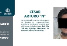 Cae hombre señalado por matar a su tío en La Barca. Foto: Fiscalía.