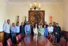 Acuerdan mejorar circulación de transportistas en Ocotlán. Foto: Cortesía.