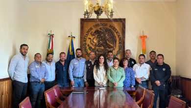 Acuerdan mejorar circulación de transportistas en Ocotlán. Foto: Cortesía.